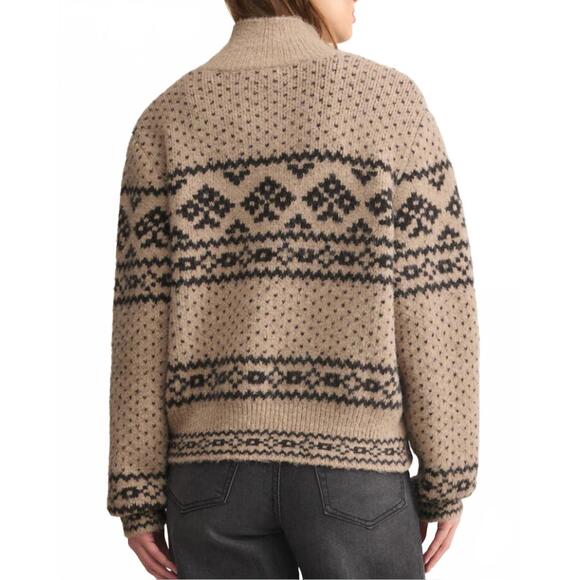 NEW Z SUPPLY bismarck zip cardigan in smoked heather - Picture 3 of 3